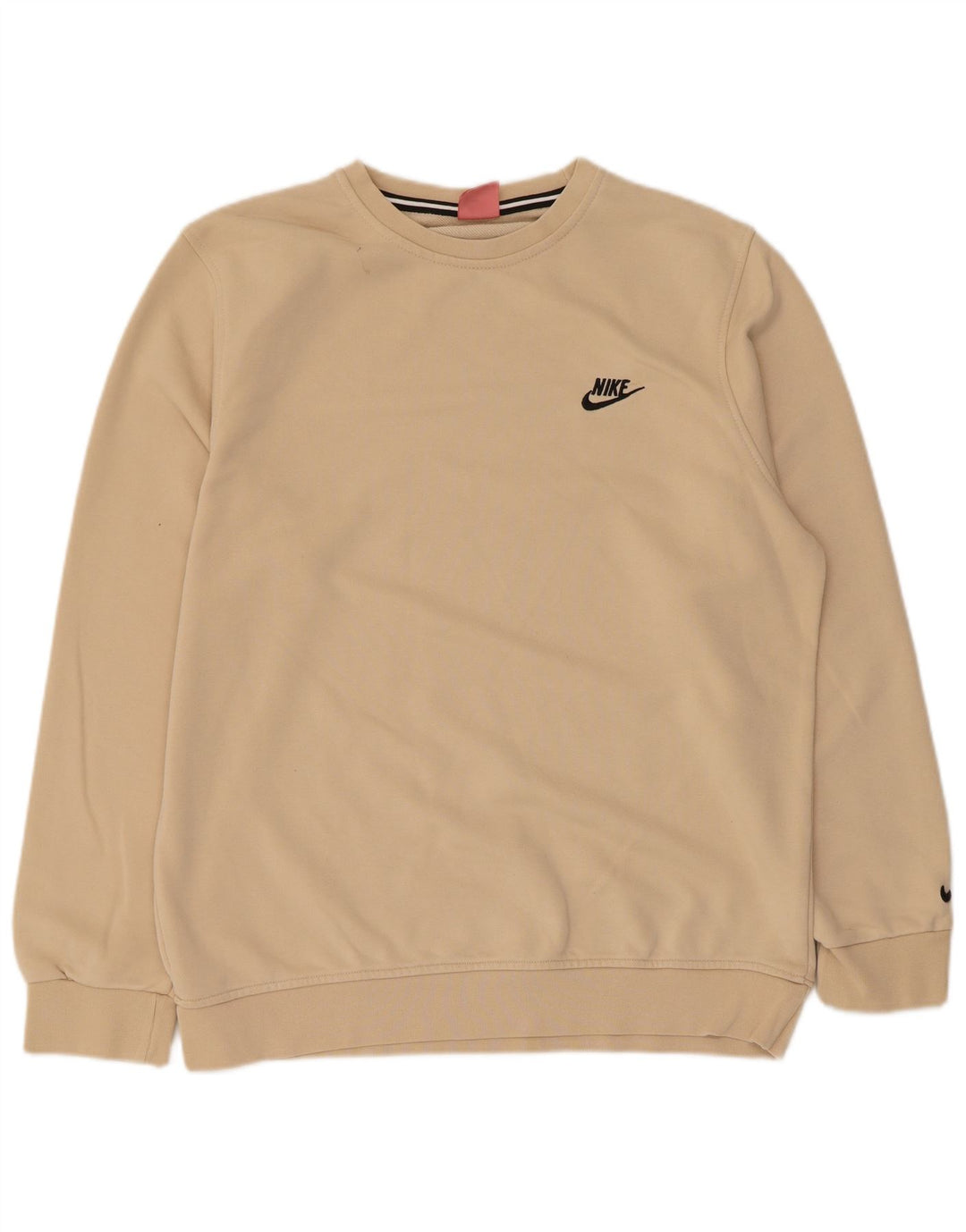 Nike Γυναικεία Φούτερ Jumper UK 20 2XL Μπεζ βαμβακερό