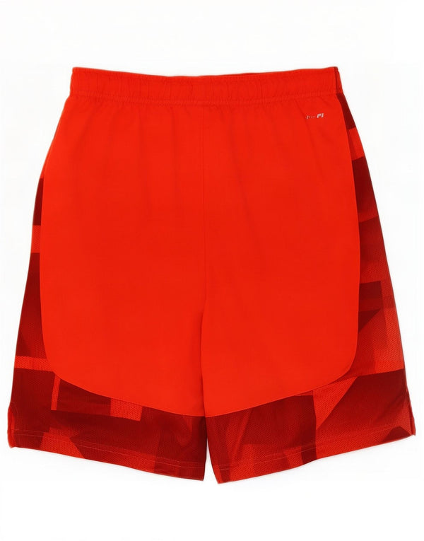 Ανδρικό γραφικό αθλητικό σορτς Nike Dri Fit XL κόκκινο γεωμετρικό πολυεστέρα
