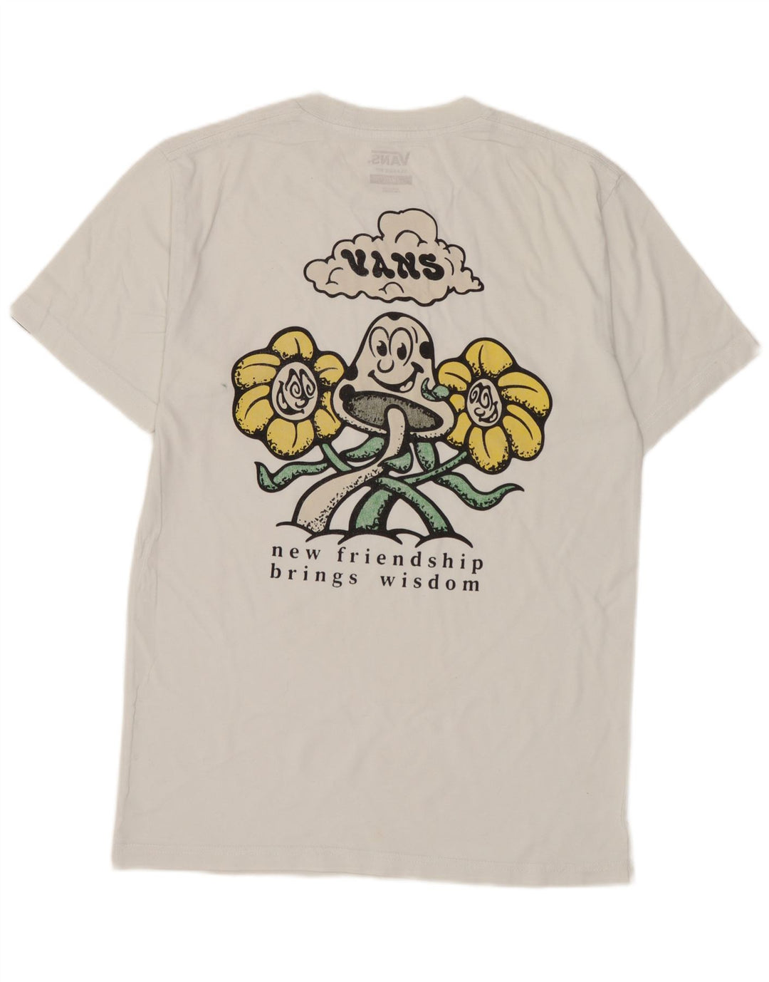 Ανδρικό T-Shirt Vans Classic Fit Top Small White