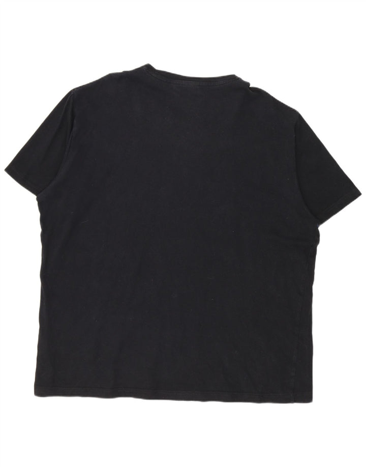 Ανδρικό T-Shirt Asics Top 3XL Μαύρο βαμβακερό