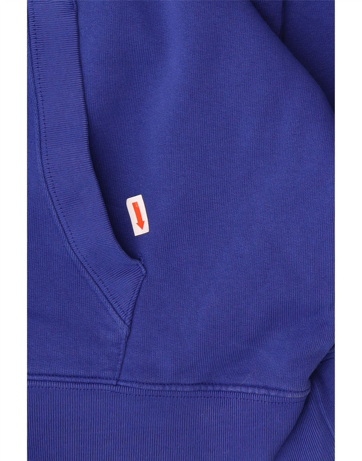 Ανδρικό γραφικό κουκούλα CONVERSE, μεγάλο μπλε βαμβακερό