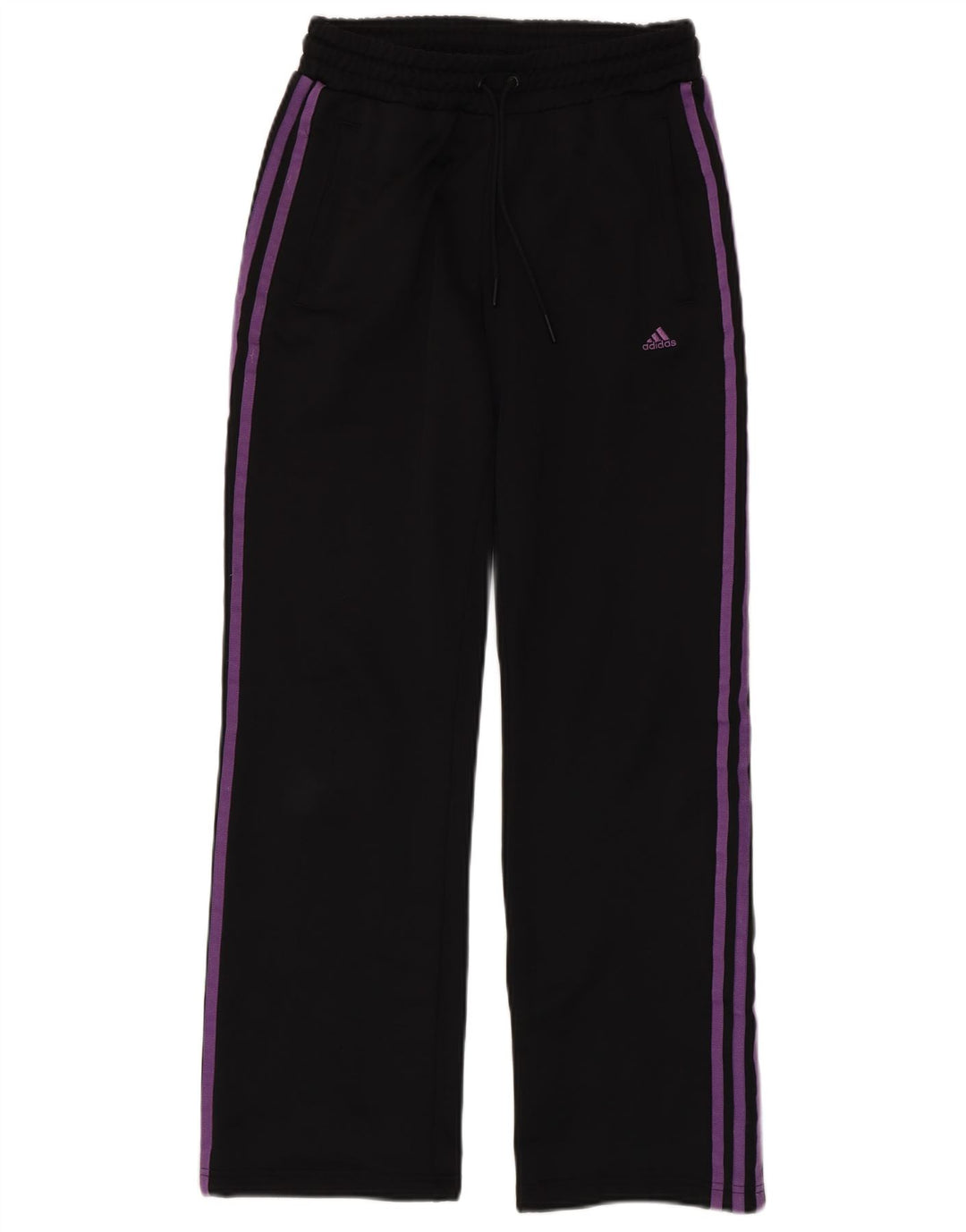 Γυναικεία αθλητική φόρμα Adidas Παντελόνι UK 10 Small Black Polyester