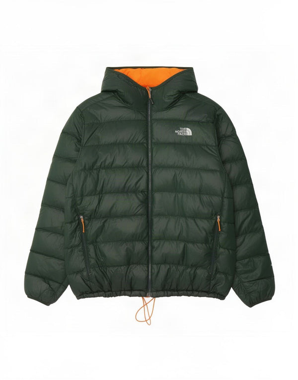 Ανδρικό μπουφάν με κουκούλα North Face UK 42 XL Green Nylon