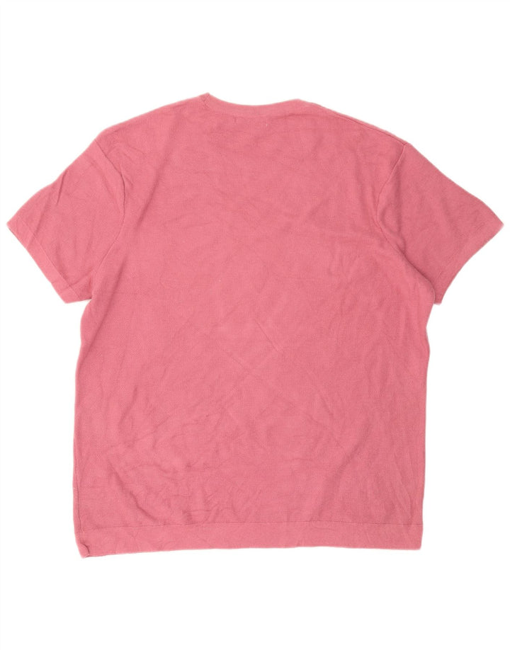 Zara Ανδρικό T-Shirt Top XL Pink