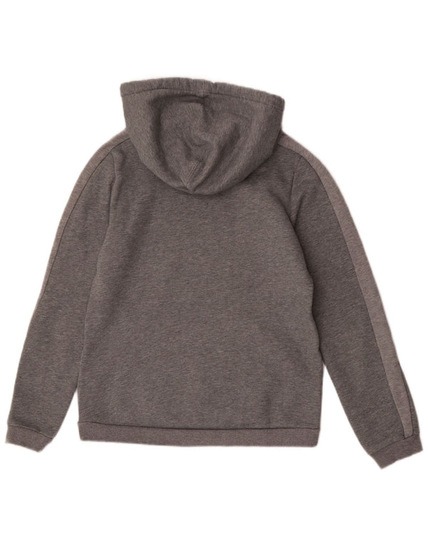 Puma γυναικείο φούτερ με κουκούλα UK 10 Small Grey Colourblock Sports