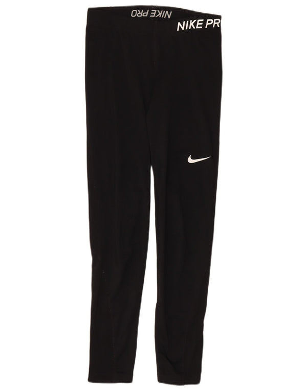 Γυναικεία κολάν Nike Slim Fit UK 14 Medium Black Polyester Sports