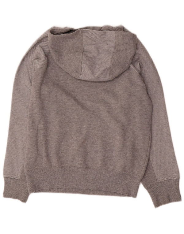 CONVERSE Boys Graphic Hoodie Jumper 10-11 ετών Medium Grey Colourblock