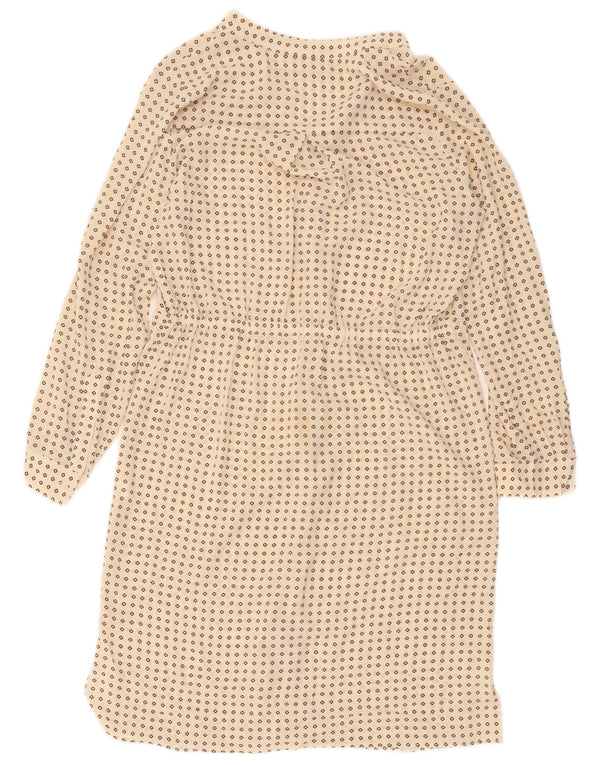 Zara Γυναικείο πουκάμισο UK 14 Medium Beige με στίγματα