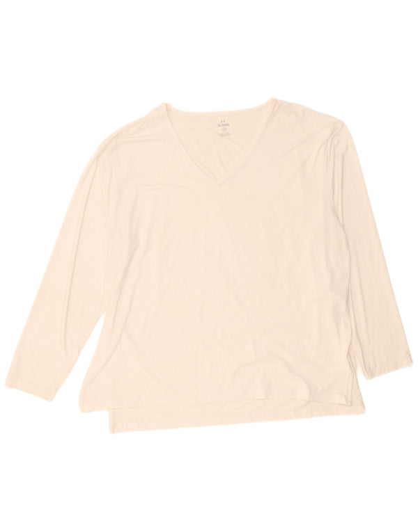 Under Armour Γυναικείο Μακρυμάνικο UK 18 XL Λευκό Πολυεστέρας