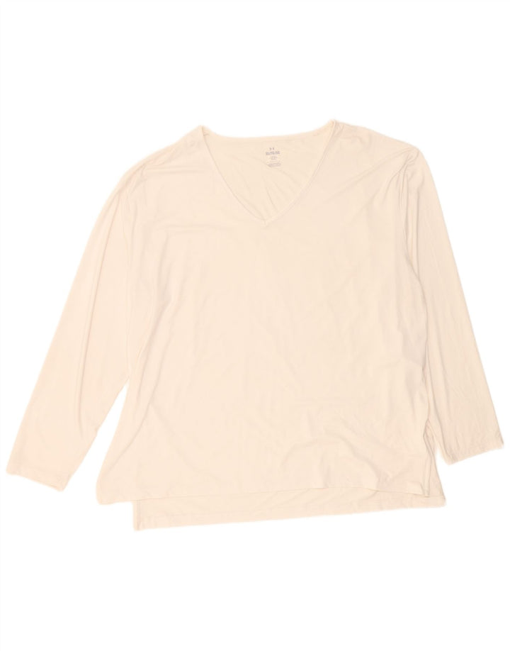 Under Armour Γυναικείο Μακρυμάνικο UK 18 XL Λευκό Πολυεστέρας