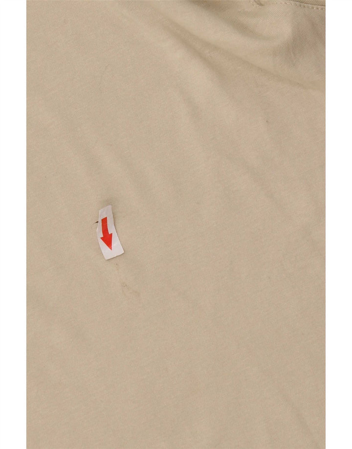 Γυναικείο T-Shirt Ted Baker Top Size 4 Μεγάλο Μπεζ βαμβακερό