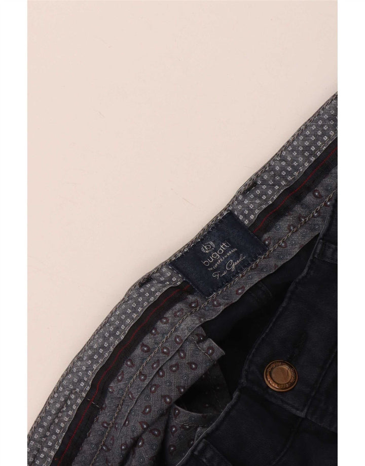 Ανδρικό ίσιο casual παντελόνι Bugatti W34 L29 Navy Blue