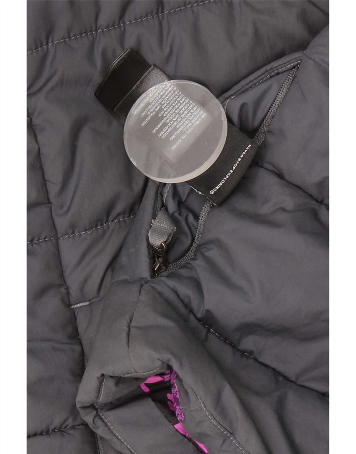 The North Face Girls Hooded Reversible Jacket 9-10 Years Medium Black