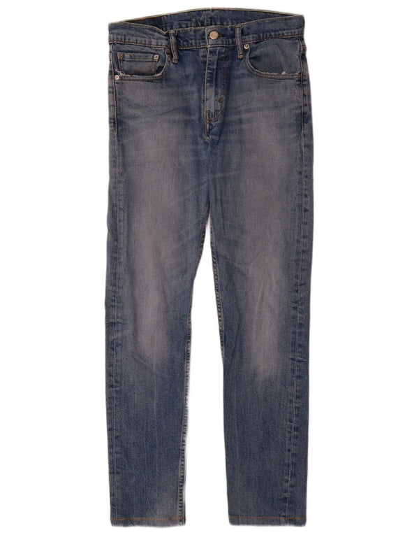 Levi's Mens 512 Slim Tapered Jeans W30 L30 Blue Cotton