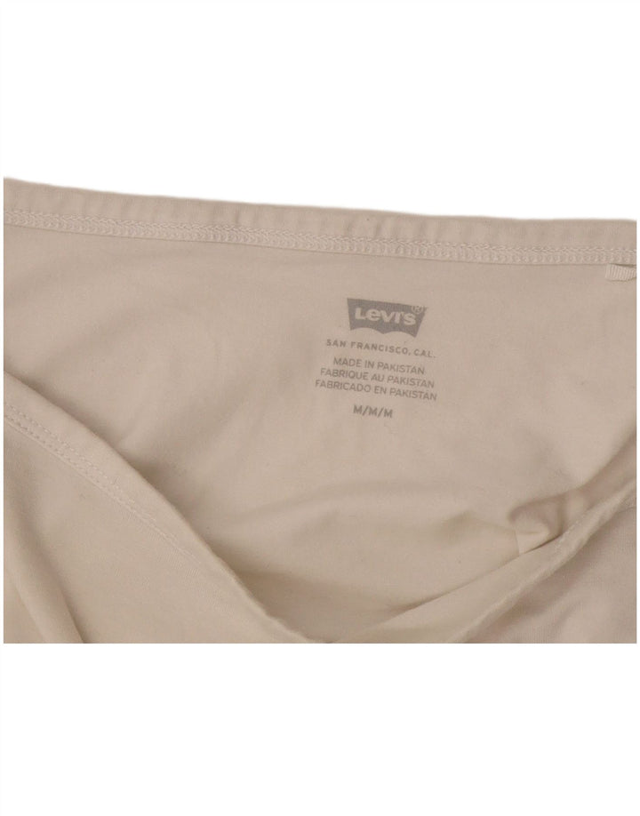 Levi's Womens Crop Cami Top UK 12 Medium White