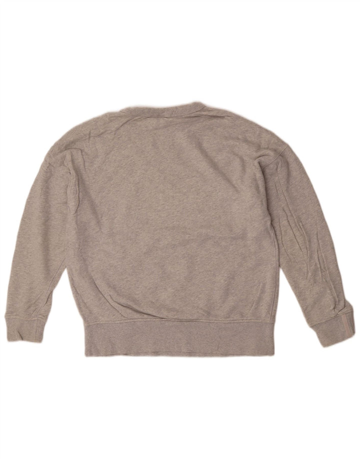 Adidas γυναικεία φούτερ υπερμεγέθη Jumper UK 8 Small Grey Flecked Cotton