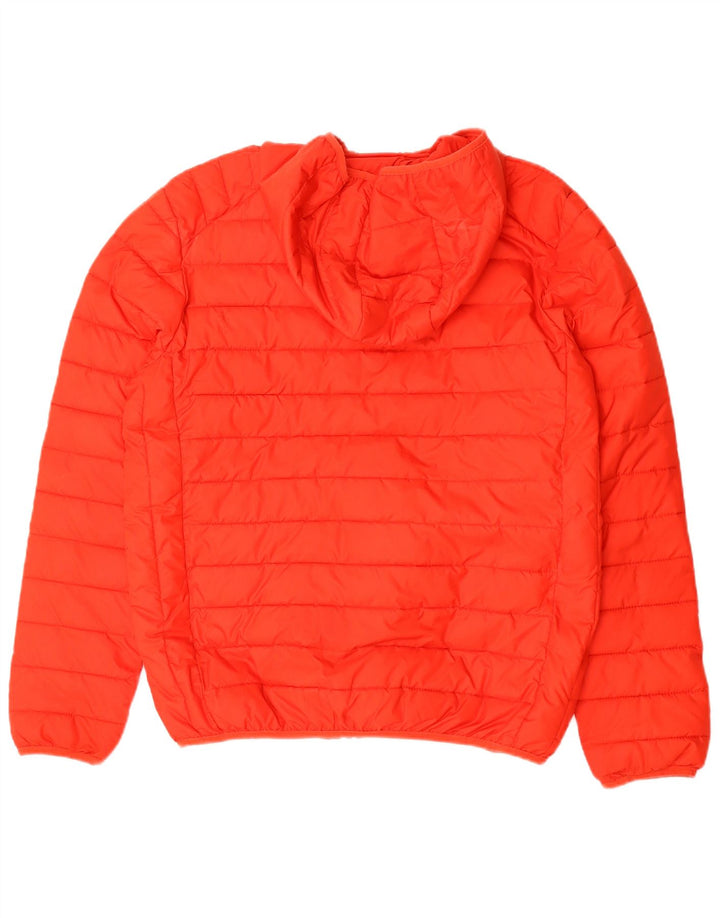 Ellesse Ανδρικό μπουφάν με κουκούλα UK 40 μεγάλο πορτοκαλί πολυεστέρας