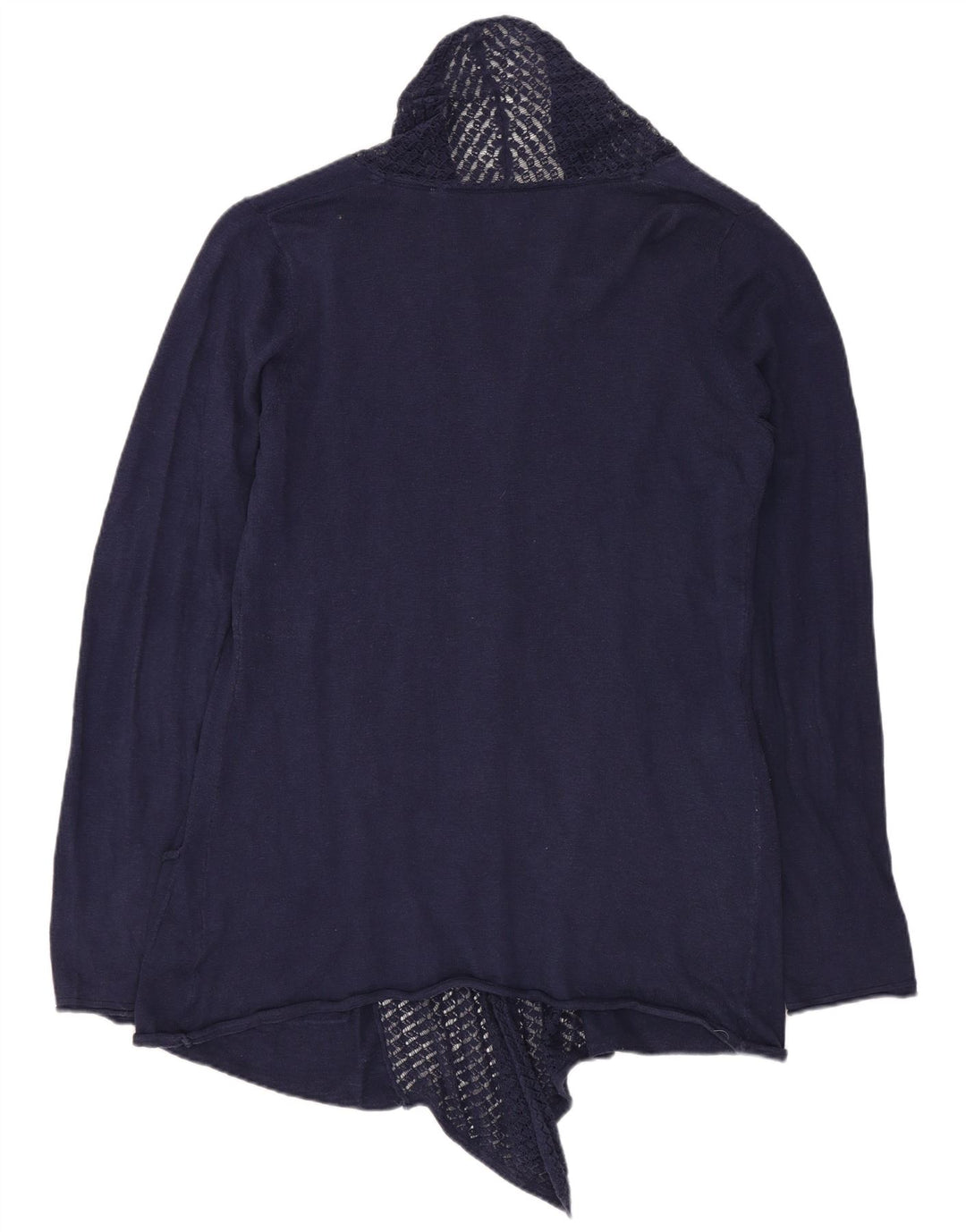 FAT FACE Γυναικείο ανοιχτό πουλόβερ ζακέτα UK 10 Small Navy Blue βαμβακερό