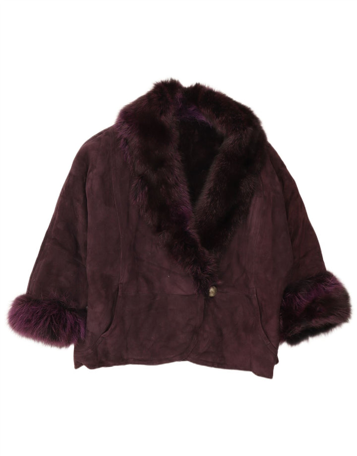 Vintage Γυναικείο μανίκι 3/4 Oversized Μπουφάν IT 42 Medium Purple