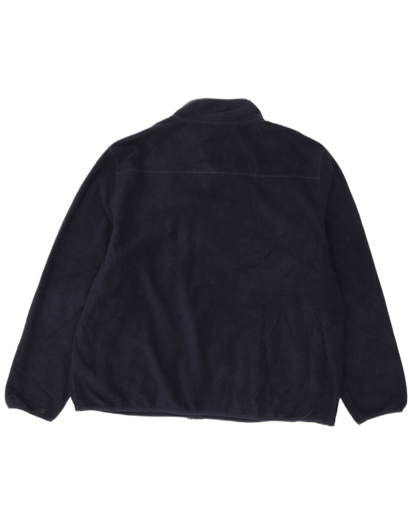 MARKS & SPENCER Ανδρικό Fleece Jacket UK 46 3XL Navy Blue Polyester