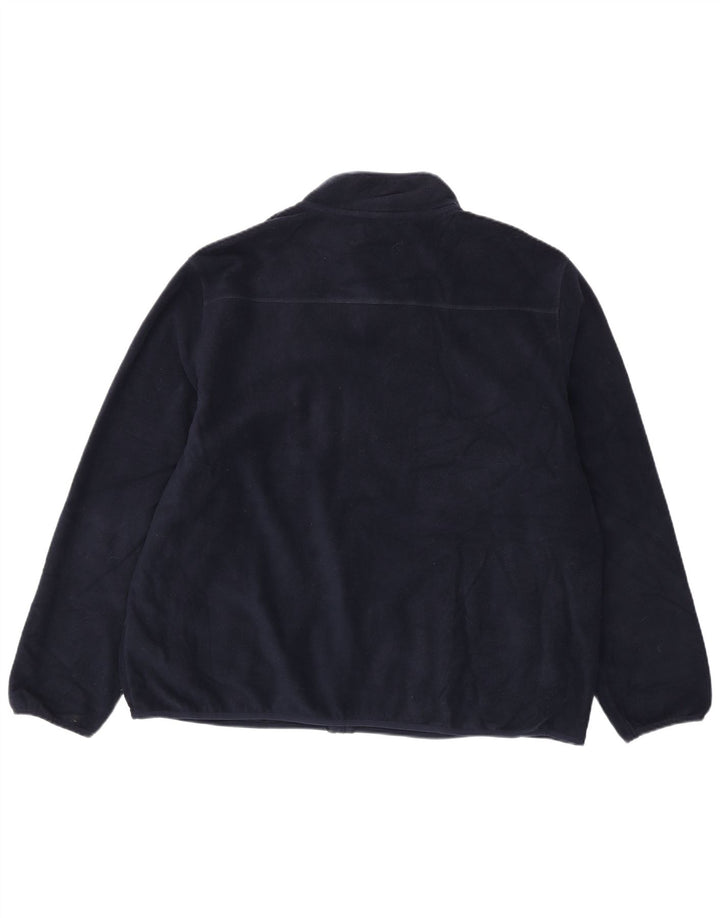 MARKS & SPENCER Ανδρικό Fleece Jacket UK 46 3XL Navy Blue Polyester