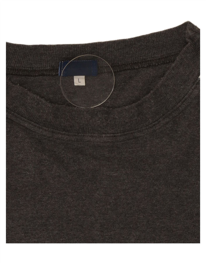 Ανδρικό T-Shirt Asics Top μεγάλο γκρι βαμβακερό