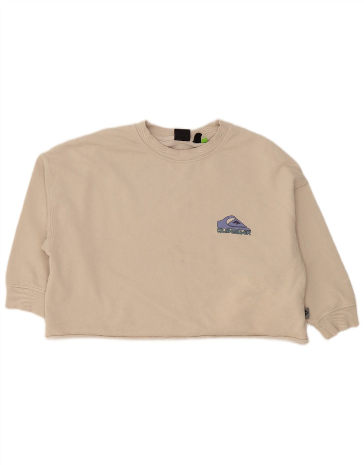 Γυναικεία φούτερ Animal Oversized Crop Jumper UK 10 Small Off White