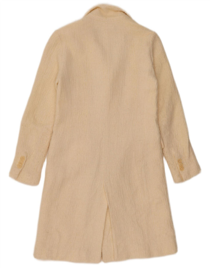 Zara Γυναικείο Πανωφόρι UK 6 XS Off White Wool