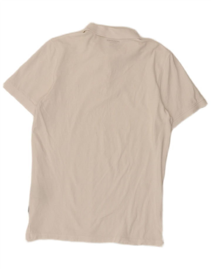 Jack & Jones Ανδρικό πουκάμισο πόλο με κανονική εφαρμογή, μεσαίο λευκό βαμβακερό