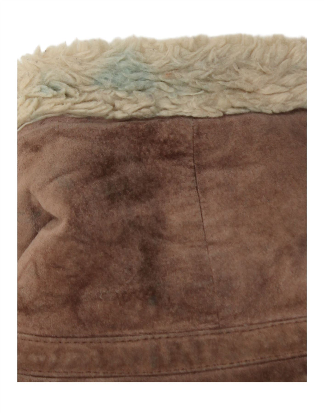 Oakwood Γυναικείο σακάκι Sherpa Suede UK 12 Δερμάτινο μεσαίο καφέ