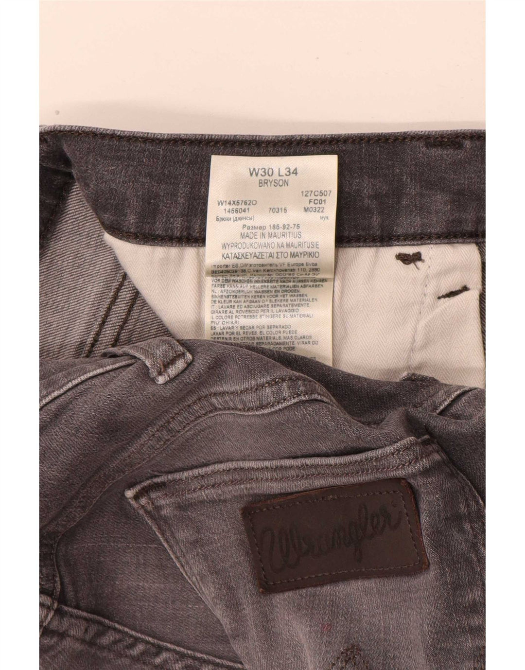Wrangler Γυναικείο Slim Jeans W30 L31 Γκρι βαμβακερό