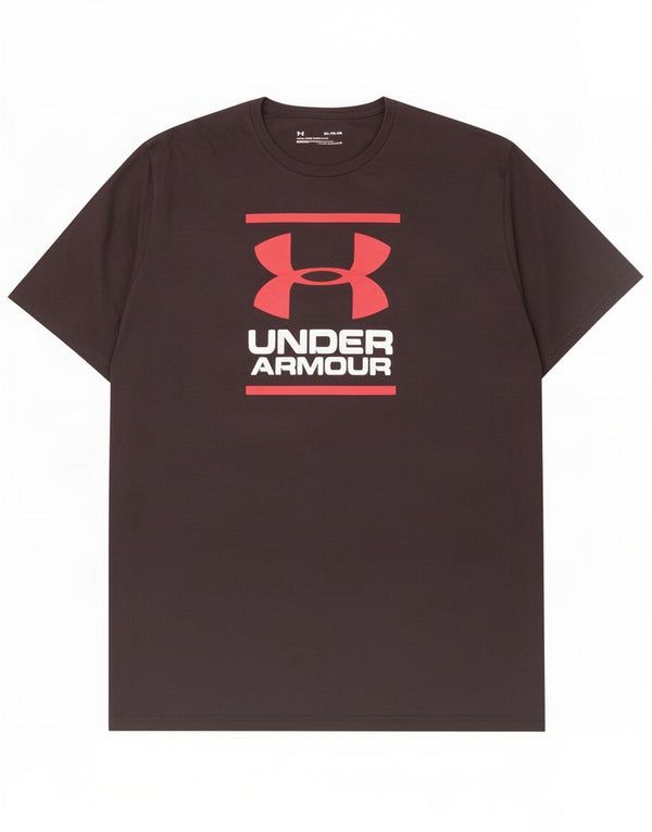 Under Armour Mens Heat Gear Graphic T-Shirt Top XL Μαύρο