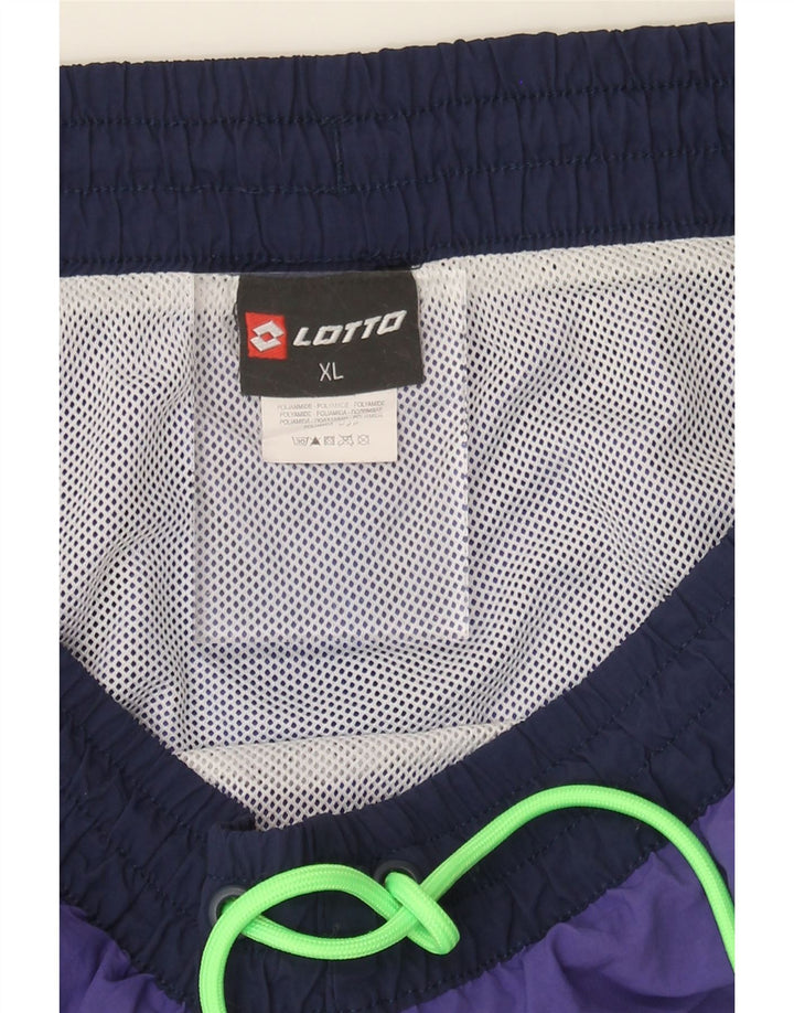 LOTTO Mens Swimming Shorts XL Purple Polyamide Vintage Lotto and Second-Hand Lotto from Messina Hembry 