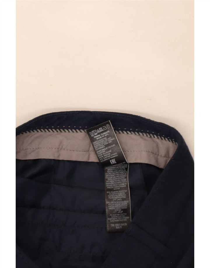 Marks & Spencer γυναικείο παντελόνι UK 12 Medium W30 L30 Navy Blue