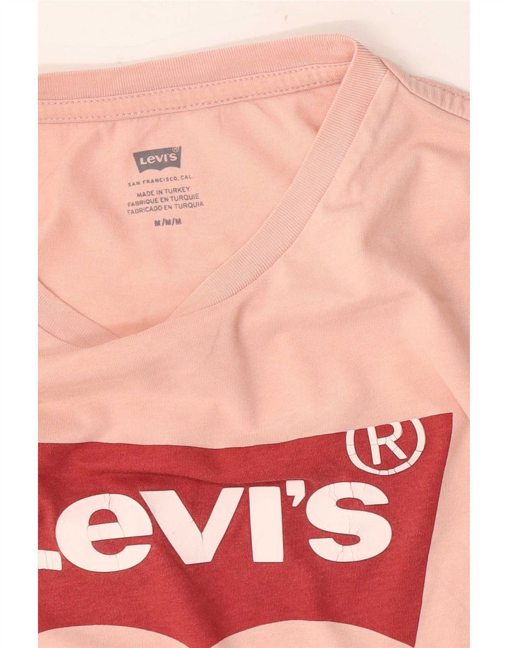 Ανδρικό γραφικό T-Shirt Levi's Top Medium Pink
