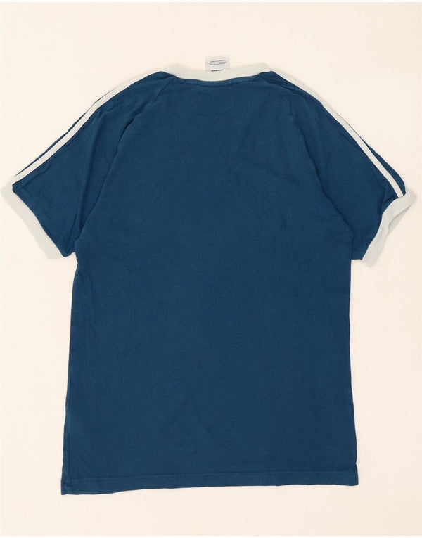 Ανδρικό T-Shirt ADIDAS Top Small Navy Blue από βαμβάκι
