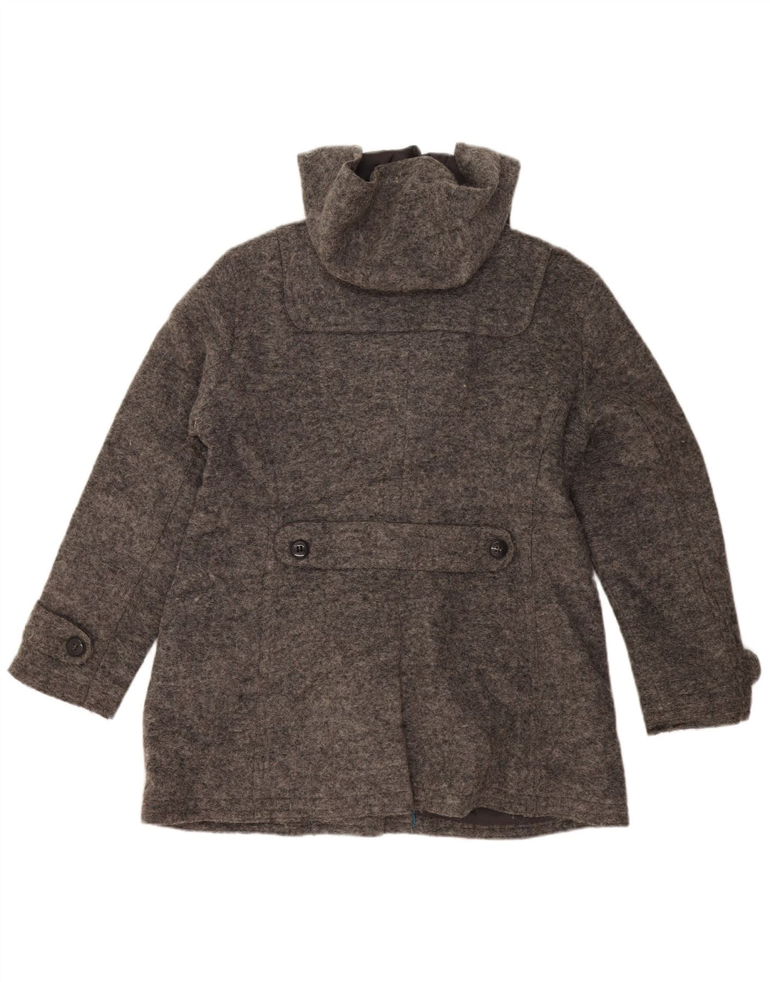 Γυναικείο παλτό Duffle με κουκούλα ESPRIT UK 18 XL Γκρι μαλλί