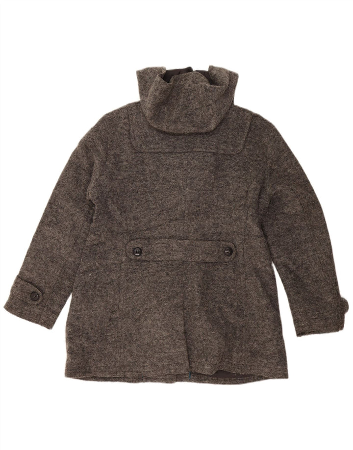 Γυναικείο παλτό Duffle με κουκούλα ESPRIT UK 18 XL Γκρι μαλλί