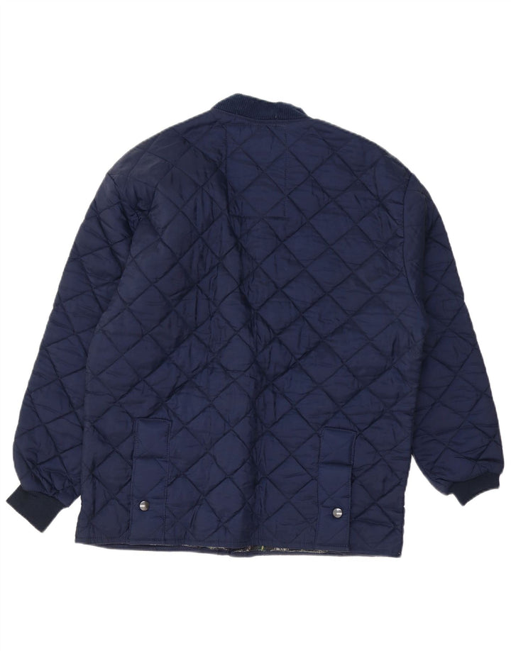 Ανδρικό καπιτονέ μπουφάν VINTAGE UK 34 XS Navy Blue