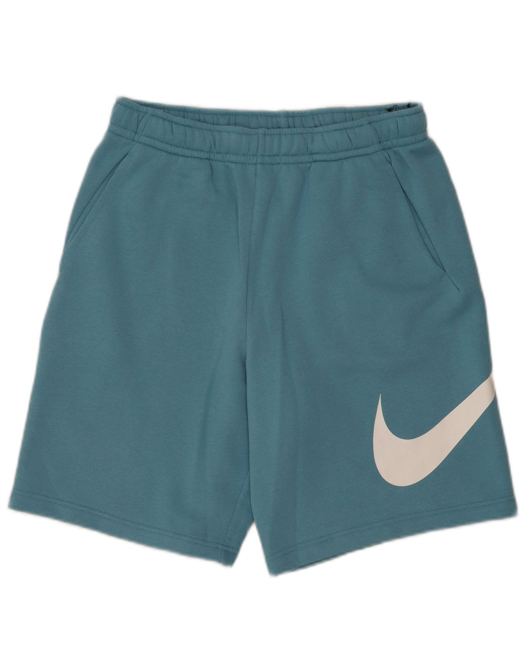 Ανδρικό γραφικό αθλητικό σορτς Nike από μεσαίο μπλε βαμβακερό