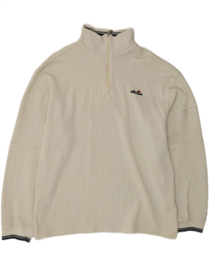 Ανδρικό φούτερ με φερμουάρ ELLESSE Jumper XL Γκρι βαμβακερό