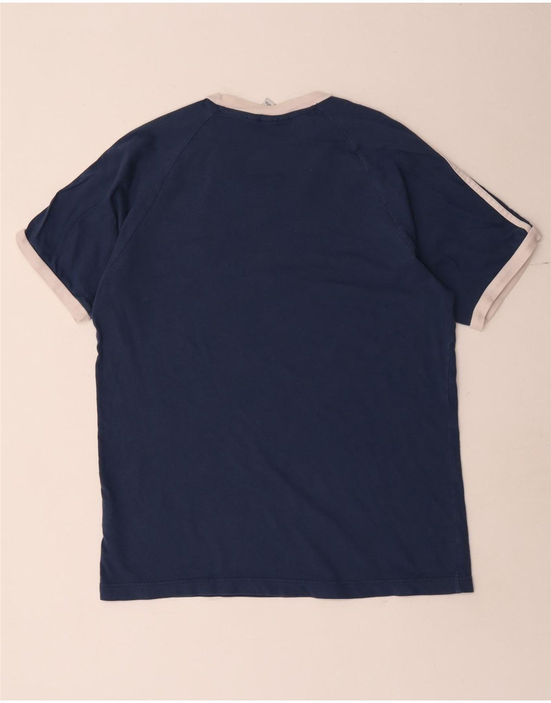 Ανδρικό T-Shirt Adidas Top Βαμβακερό μεσαίο Navy Blue