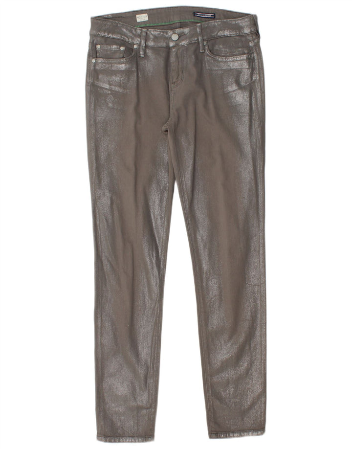 TOMMY HILFIGER Γυναικεία Venice LW Skinny Jeans W30 L30 Γκρι βαμβακερό