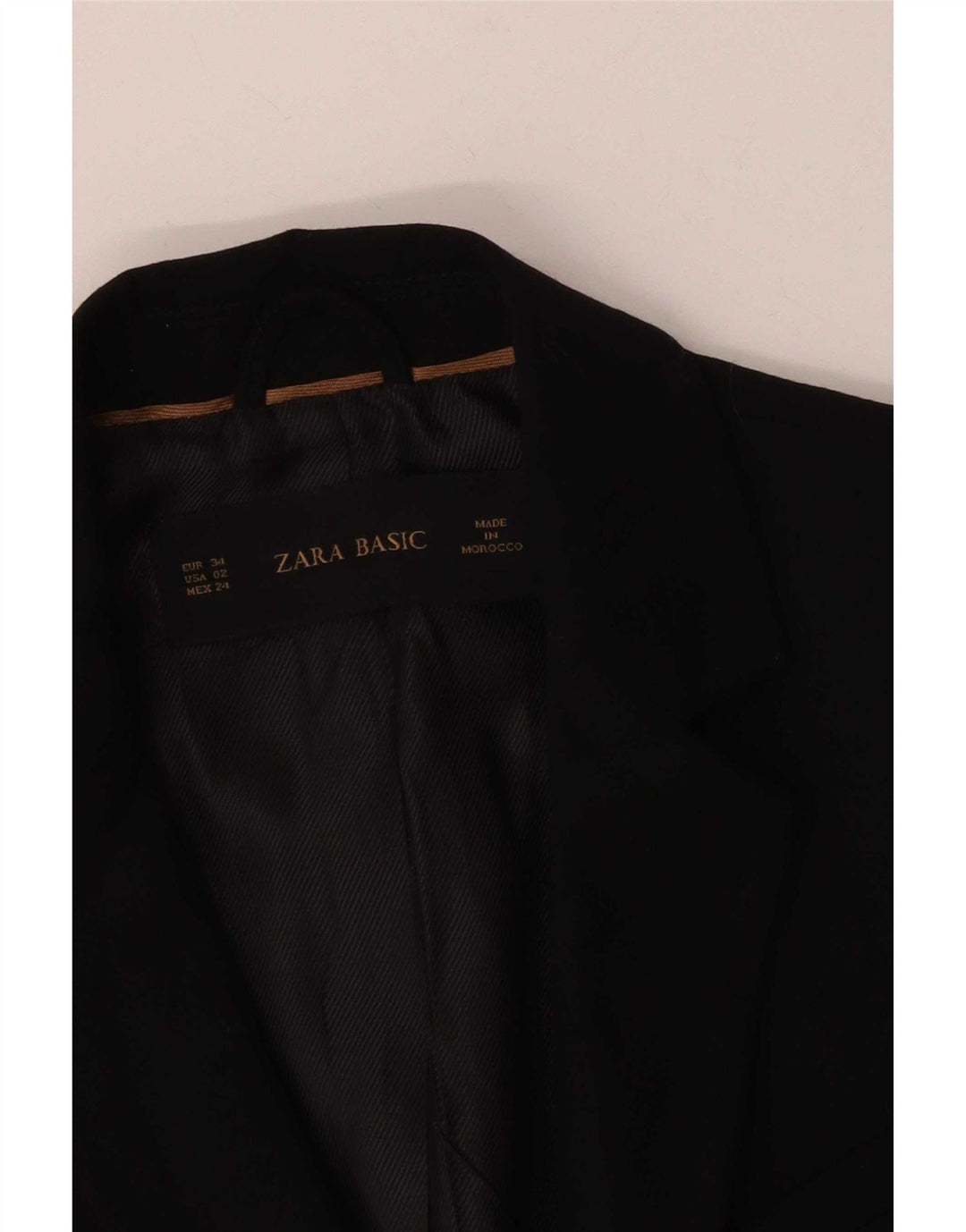 Zara Γυναικείο Μπουφάν σακάκι με 1 κουμπί EU 34 2XS Κόκκινο Πολυεστέρας