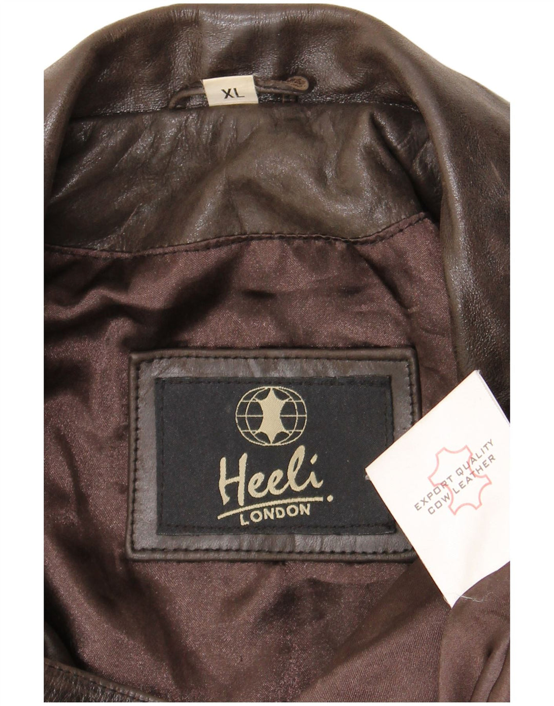 Heeli Ανδρικό Δερμάτινο Μπουφάν UK 42 XL Καφέ Δερμάτινο