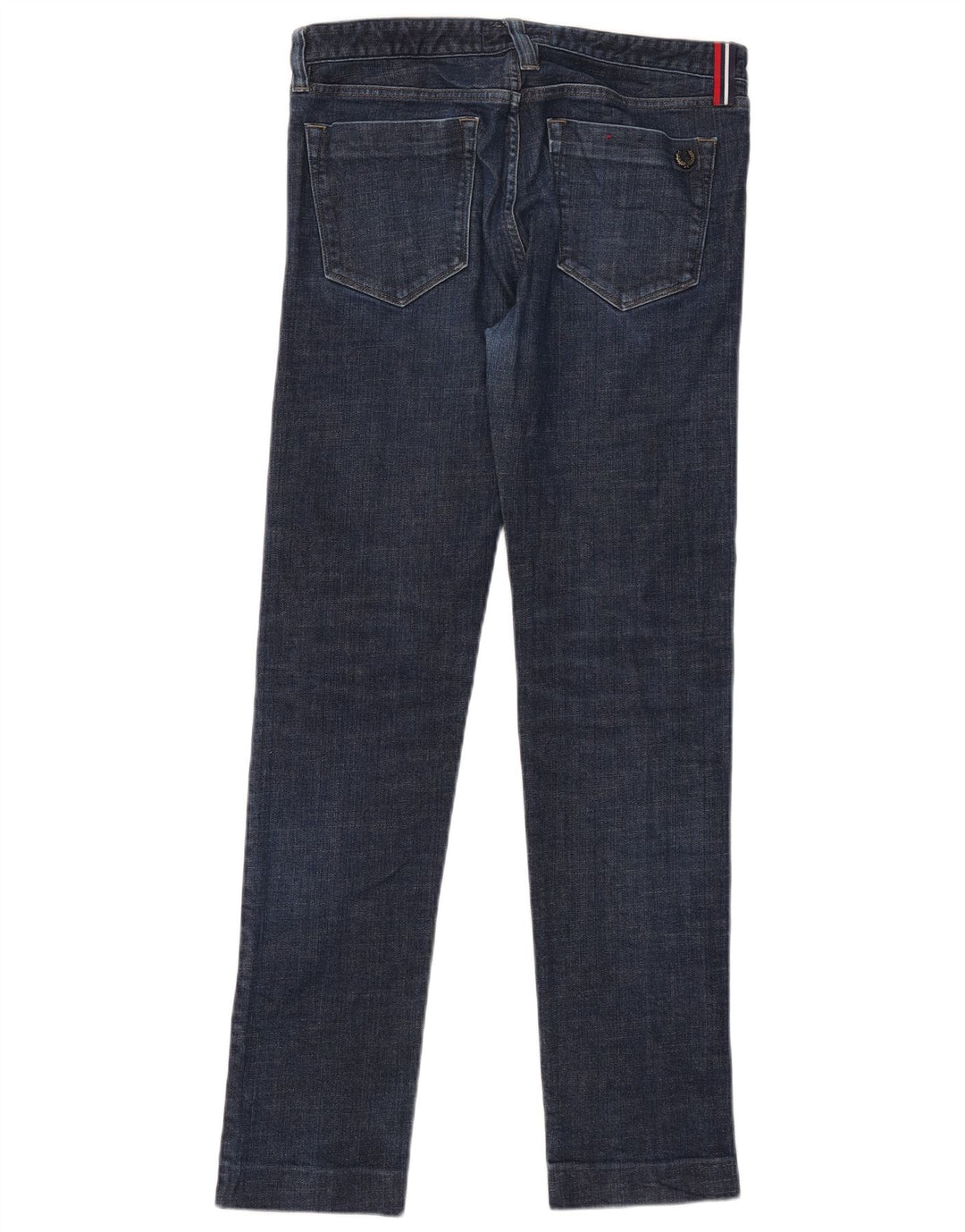 Fred Perry Womens Slim Jeans W30 L31 Navy Blue Cotton