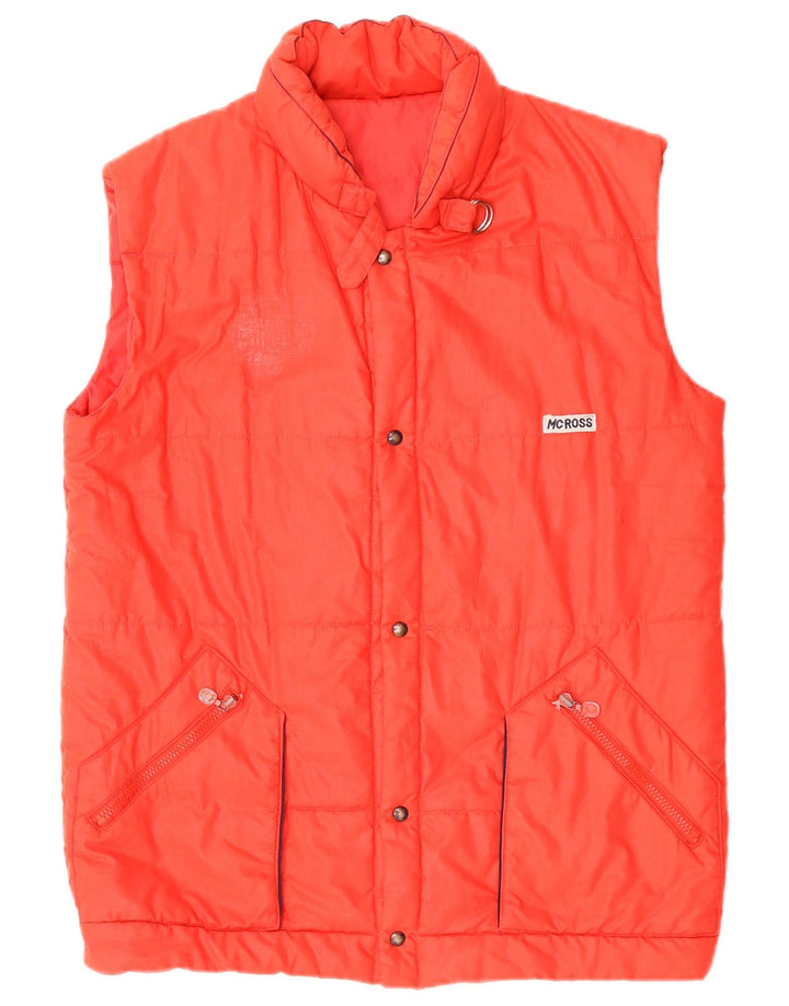 MC Ross Ανδρικό padded Gilet UK 38 Medium Red
