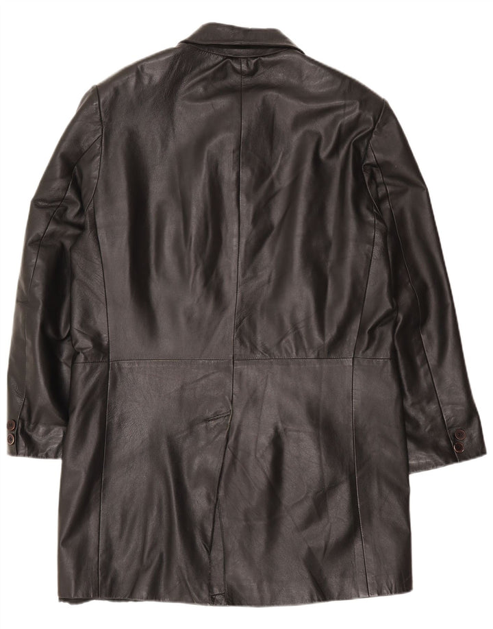 Conbipel Ανδρικό Δωρεάν Δερμάτινο Παλτό Heron IT 48 Medium Black Leather