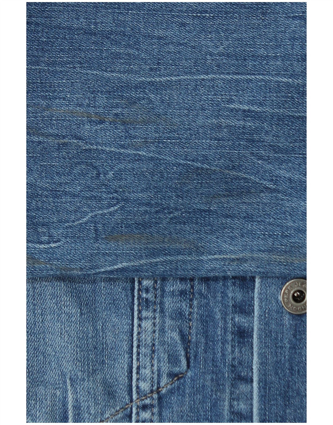 Ανδρικό τζιν μπουφάν PEPE Jeans UK 40 Large Blue Cotton