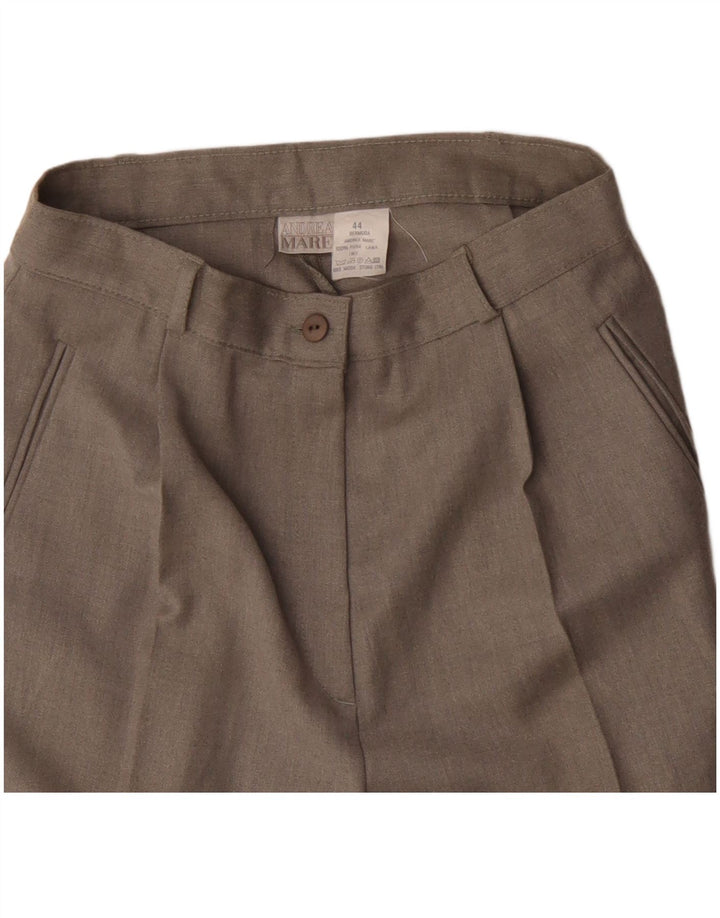 Andrea Mare Γυναικείο σορτς βερμούδα με ψηλή μέση IT 44 Medium W28 Γκρι